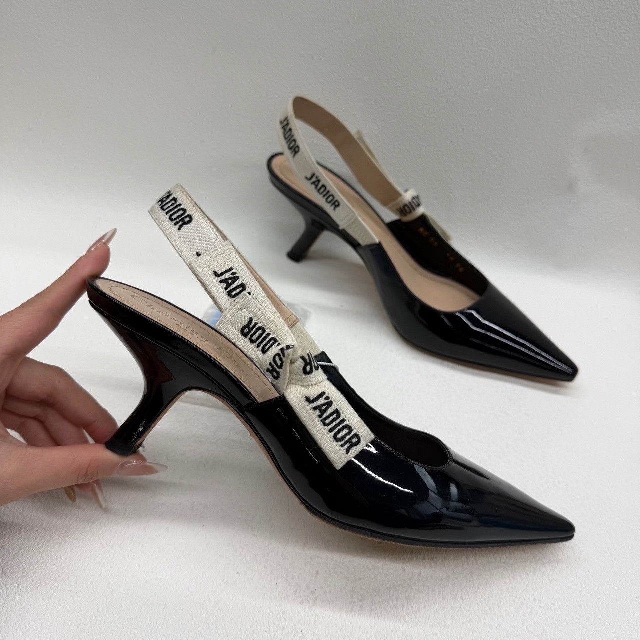 Dior Dior Embroidered Black Sandals us_6 Women Size US 6 / IT 36 - 7 Thumbnail