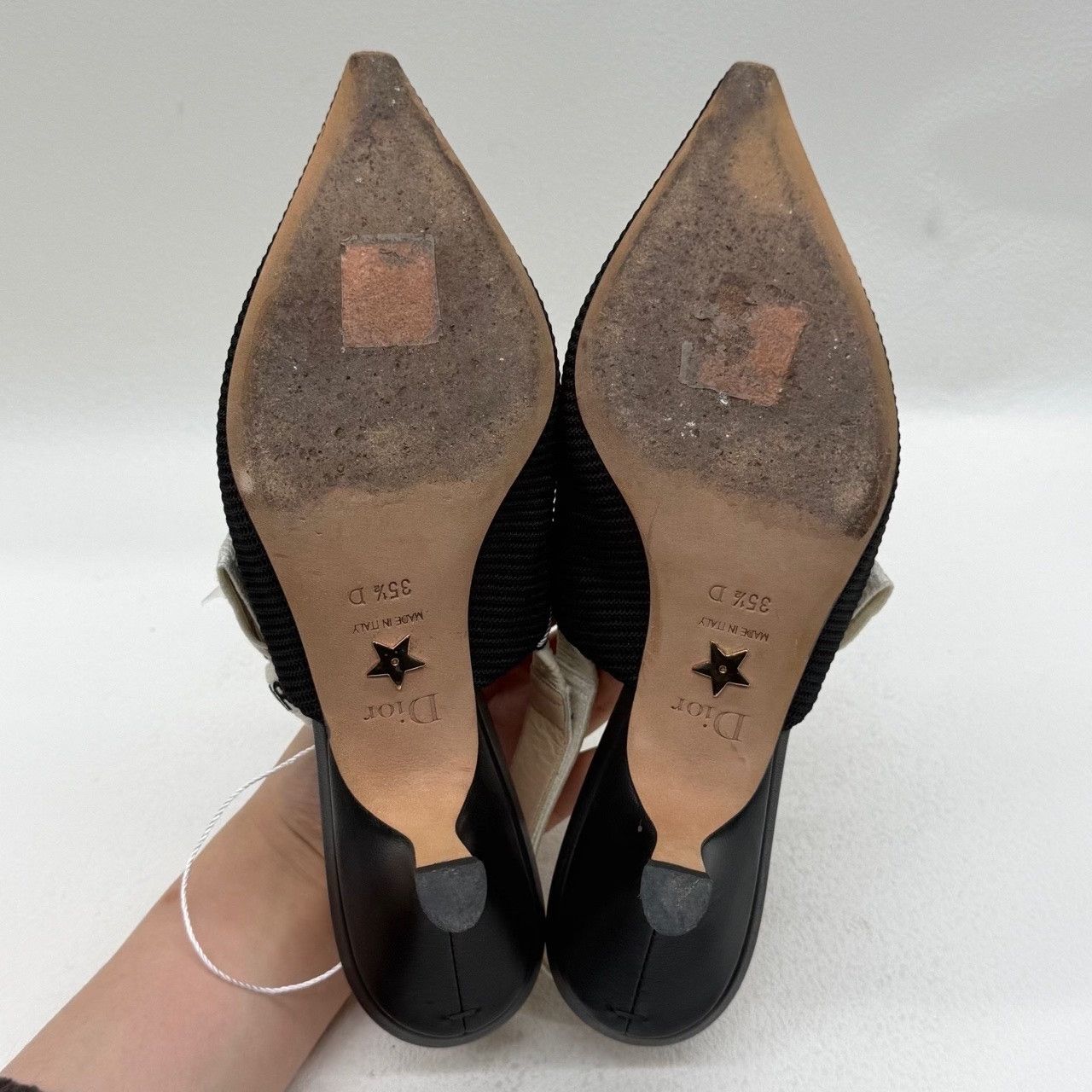 Dior Dior Embroidered Black Sandals us_5 Women Size US 5 / IT 35 - 4 Thumbnail