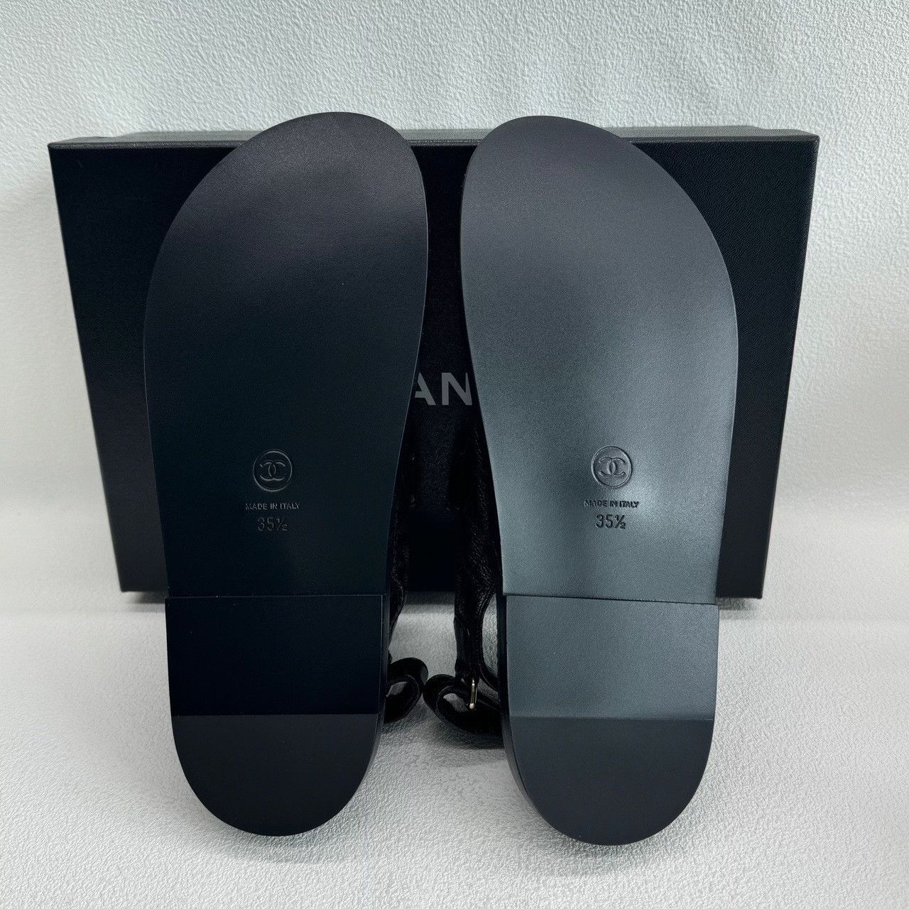 Chanel Chanel Black Sandals us_5 Women Size US 5 / IT 35 - 6 Thumbnail