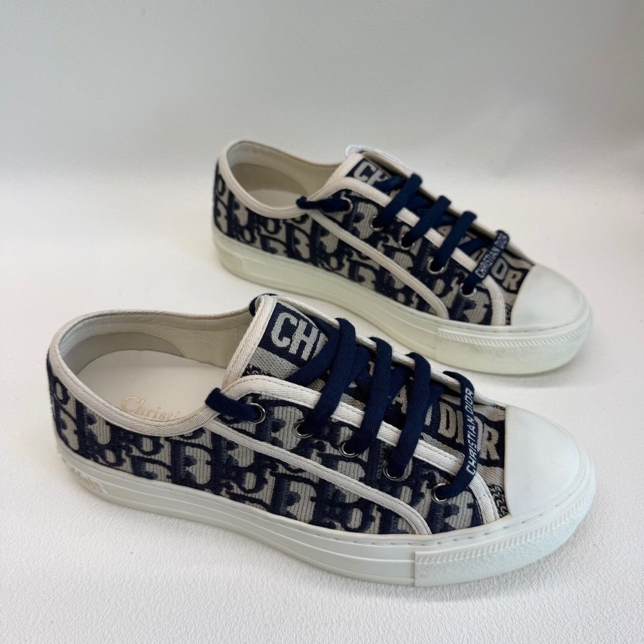 Dior Dior Blue Lowtop Sneakers us_6-5 Women Size US 6.5 / IT 36.5 - 3 Thumbnail