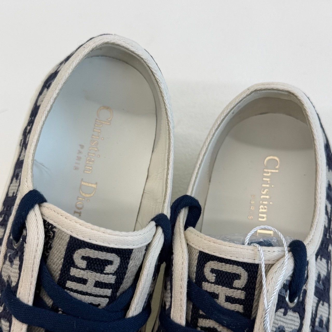 Dior Dior Blue Lowtop Sneakers us_6-5 Women Size US 6.5 / IT 36.5 - 7 Thumbnail