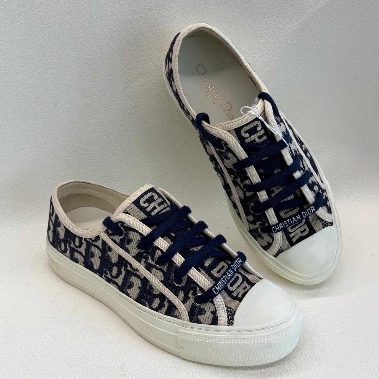Dior Dior Blue Lowtop Sneakers us_6-5 Women Size US 6.5 / IT 36.5 - 9 Thumbnail