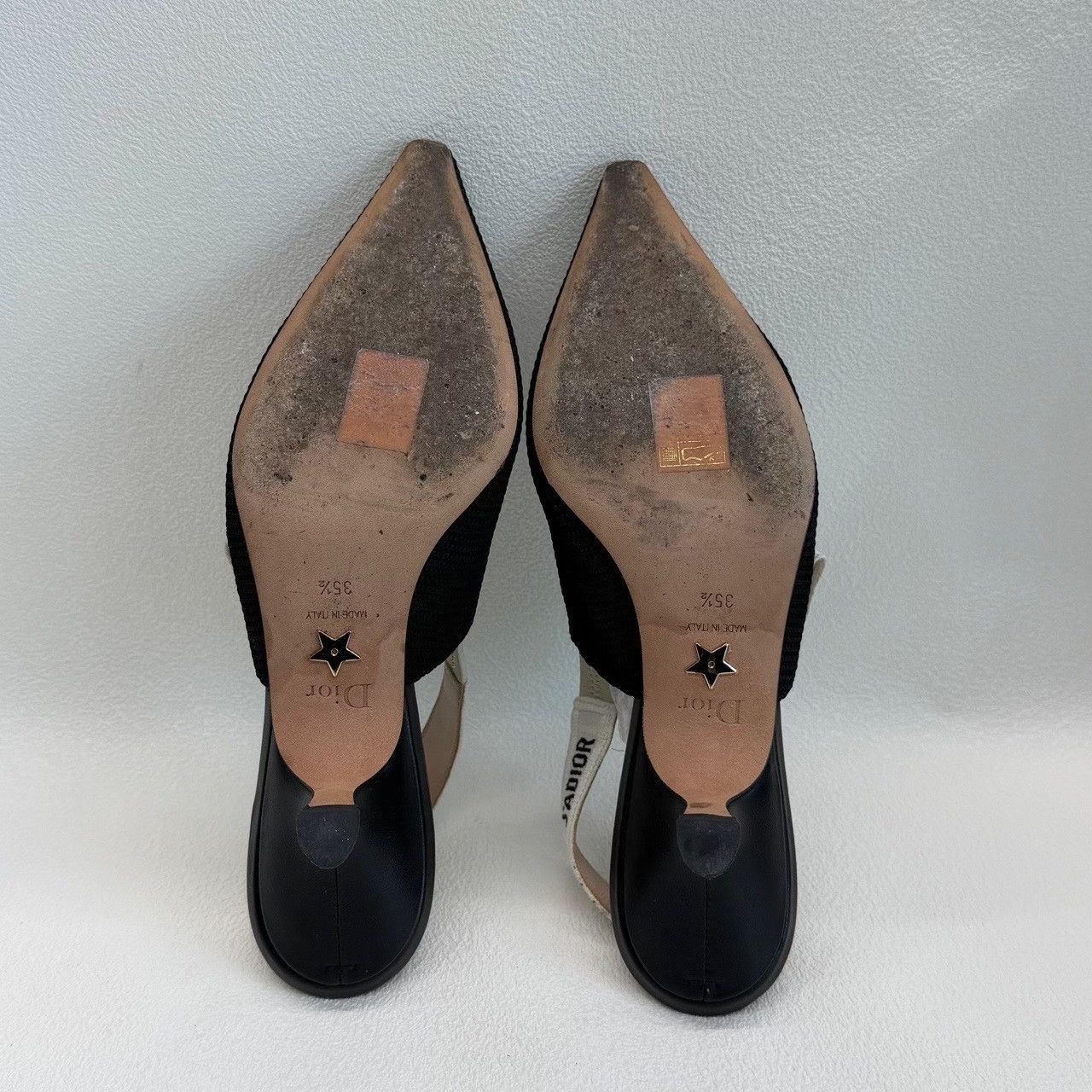 Dior Dior Embroidered Black Sandals us_5 Women Size US 5 / IT 35 - 5 Thumbnail
