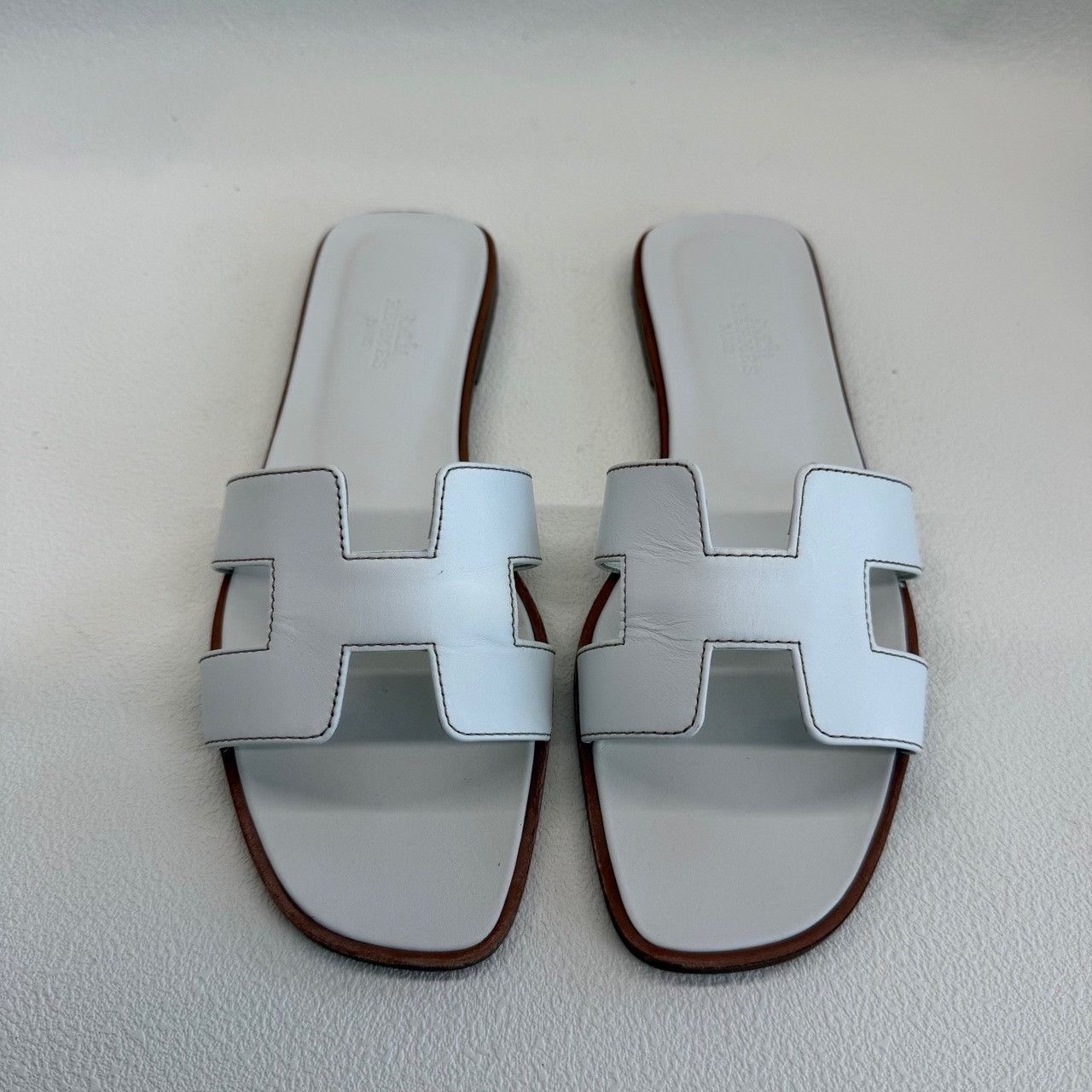 Hermes Hermes White Sandals us_6-5 Women Size US 6.5 / IT 36.5 - 3 Thumbnail