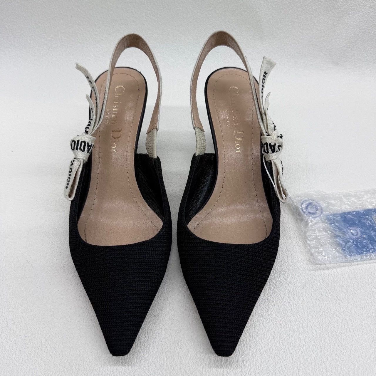Dior Dior Embroidered Black Sandals us_4 Women Size US 4 / IT 34 - 2 Thumbnail