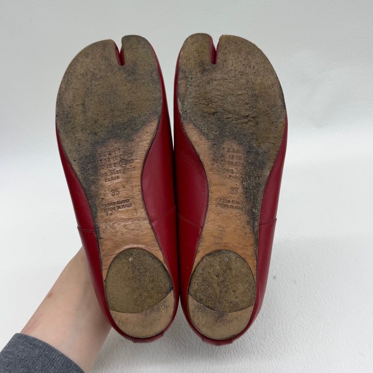 Maison Margiela Maison Margiela Red Lowtop Sneakers us_5 Women Size US 5 / IT 35 - 5 Thumbnail