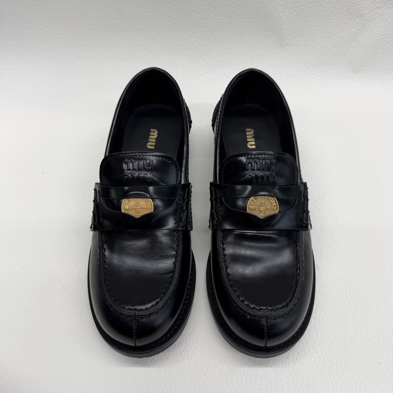 Miu Miu Miu Miu Casual Black Lowtop Sneakers us_6 Women Size US 6 / IT 36 - 3 Thumbnail