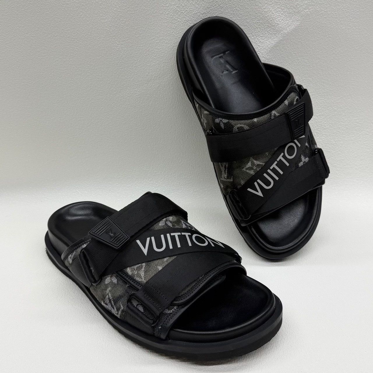 Louis Vuitton Louis Vuitton Black Sandals 8.5 Men Size US 8.5 / EU 41-42 - 6 Thumbnail