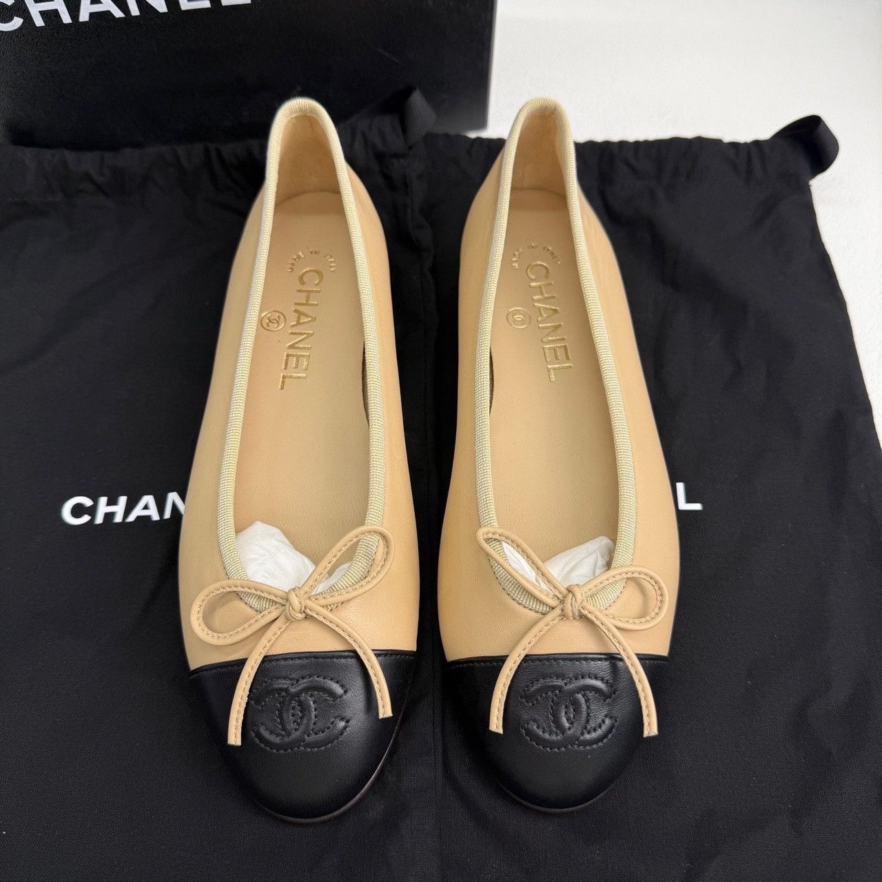 Chanel Chanel Black Lowtop Sneakers us_6 Women Size US 6 / IT 36 - 3 Thumbnail