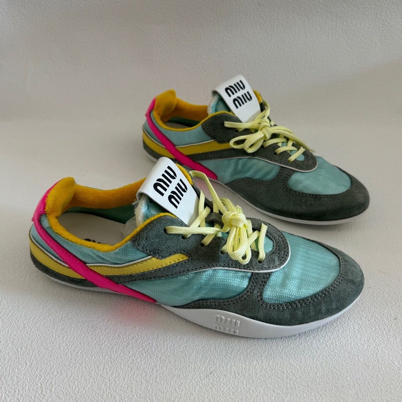 Miu Miu Miu Miu Multi Lowtop Sneakers us_6-5 Women Size US 6.5 / IT 36.5 - 3 Thumbnail