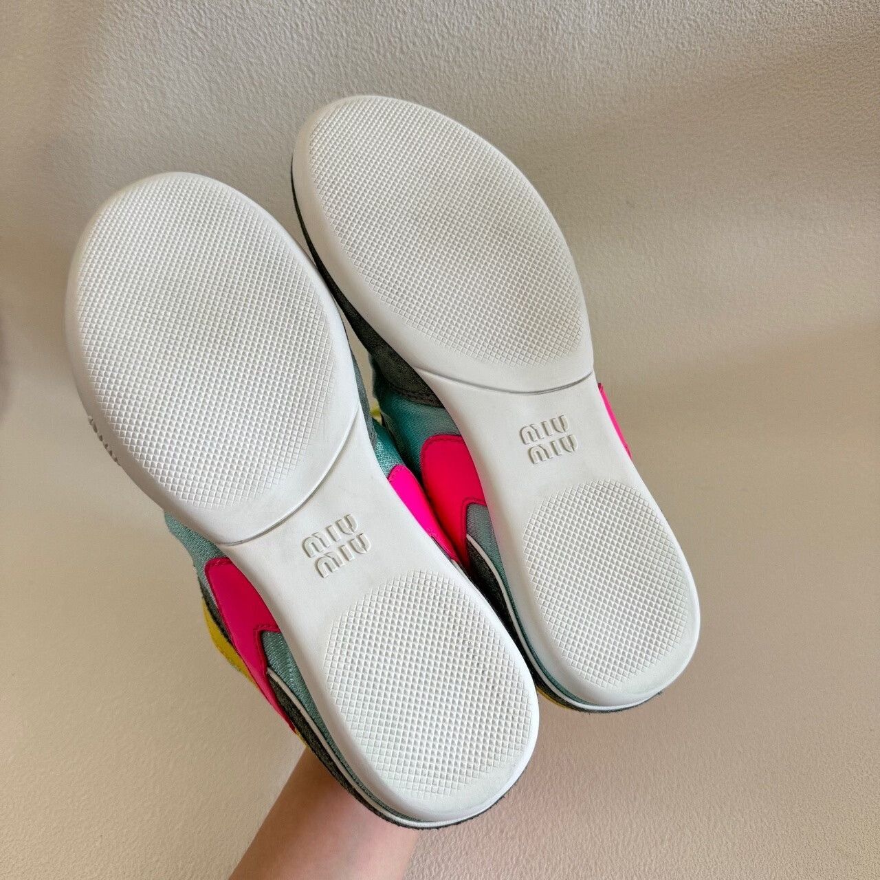 Miu Miu Miu Miu Multi Lowtop Sneakers us_6-5 Women Size US 6.5 / IT 36.5 - 6 Thumbnail