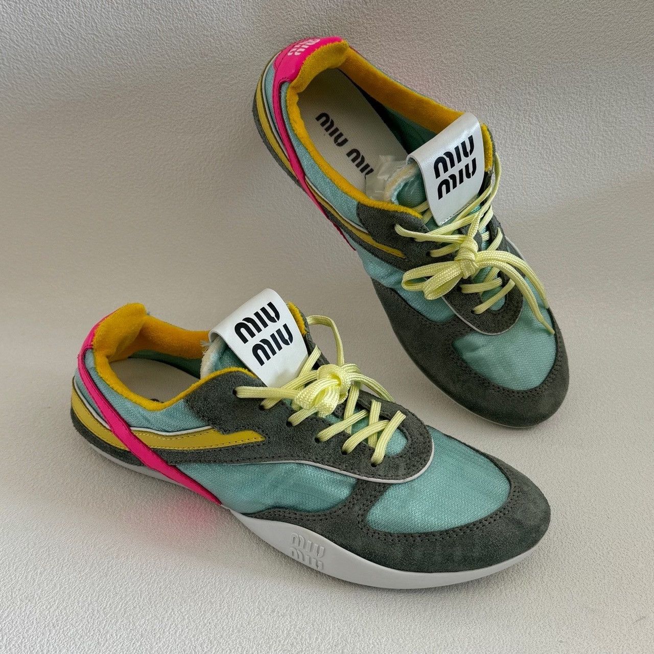 Miu Miu Miu Miu Multi Lowtop Sneakers us_6-5 Women Size US 6.5 / IT 36.5 - 7 Thumbnail