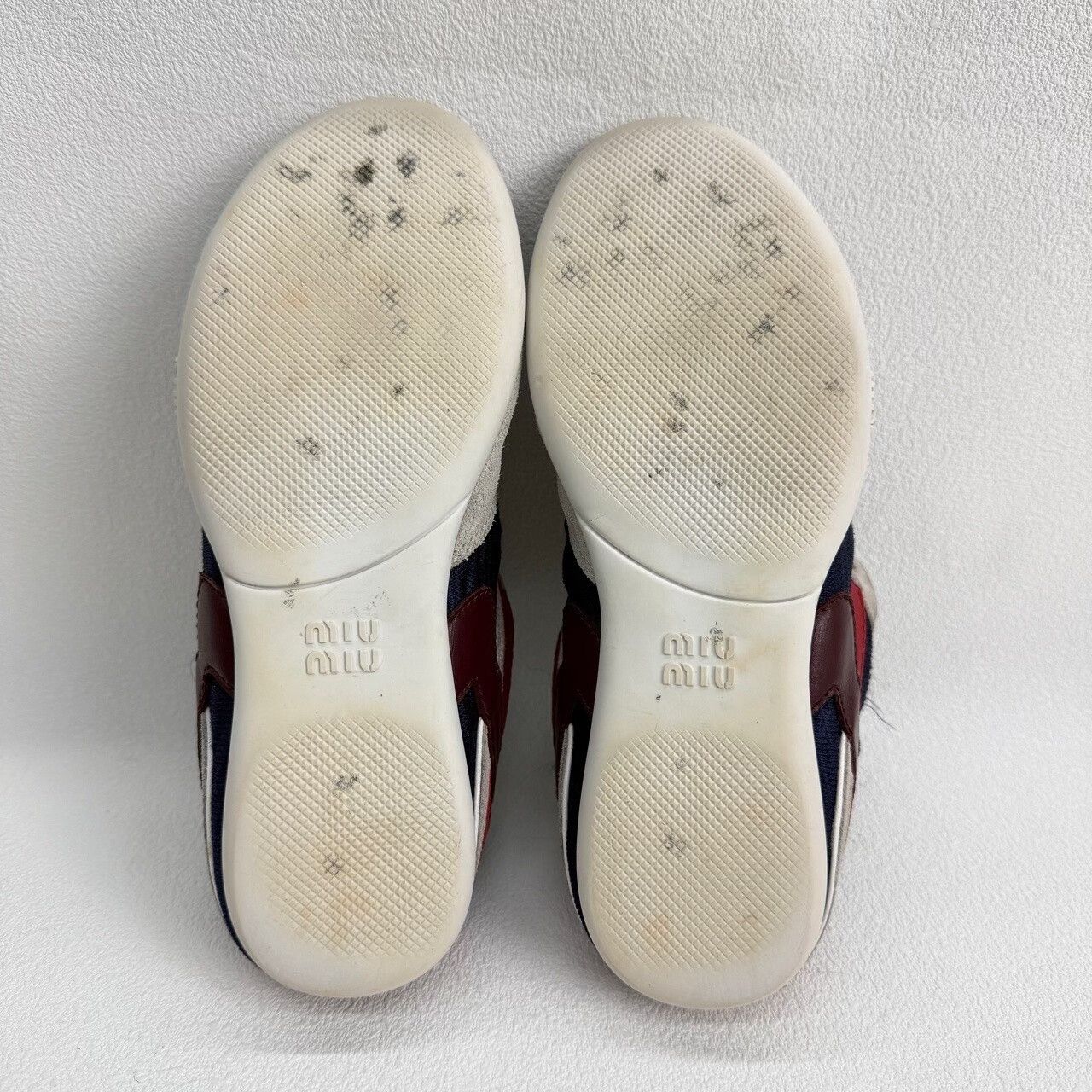 Miu Miu Miu Miu Blue Lowtop Sneakers us_5 Women Size US 5 / IT 35 - 6 Thumbnail