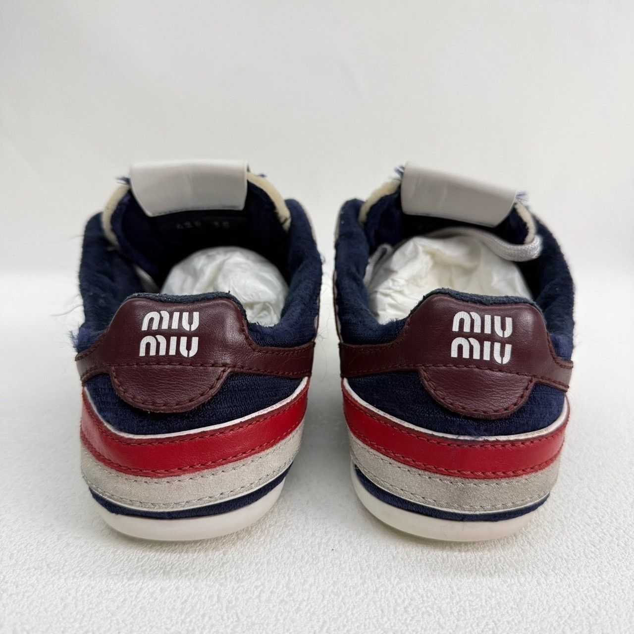 Miu Miu Miu Miu Blue Lowtop Sneakers us_5 Women Size US 5 / IT 35 - 4 Thumbnail