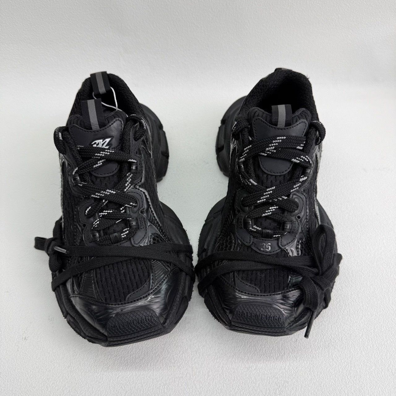 Balenciaga Balenciaga Mesh Black Lowtop Sneakers us_5 Women Size US 5 / IT 35 - 9 Thumbnail