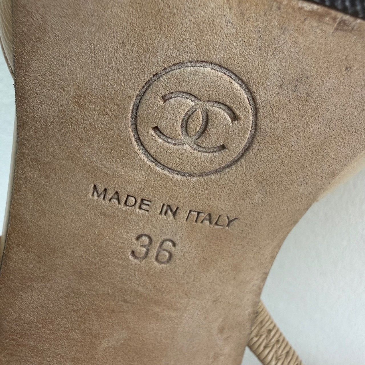Chanel Chanel Beige Sandals us_6 Women Size US 6 / IT 36 - 8 Thumbnail