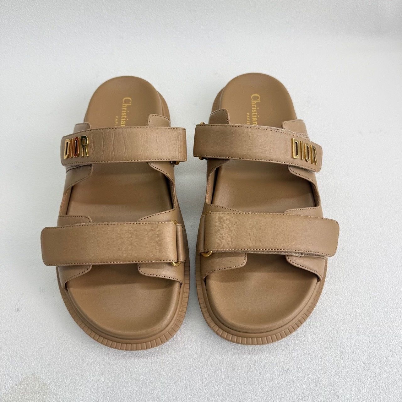 Dior Dior Casual Gold Sandals us_8-5 Women Size US 8.5 / IT 38.5 - 2 Thumbnail
