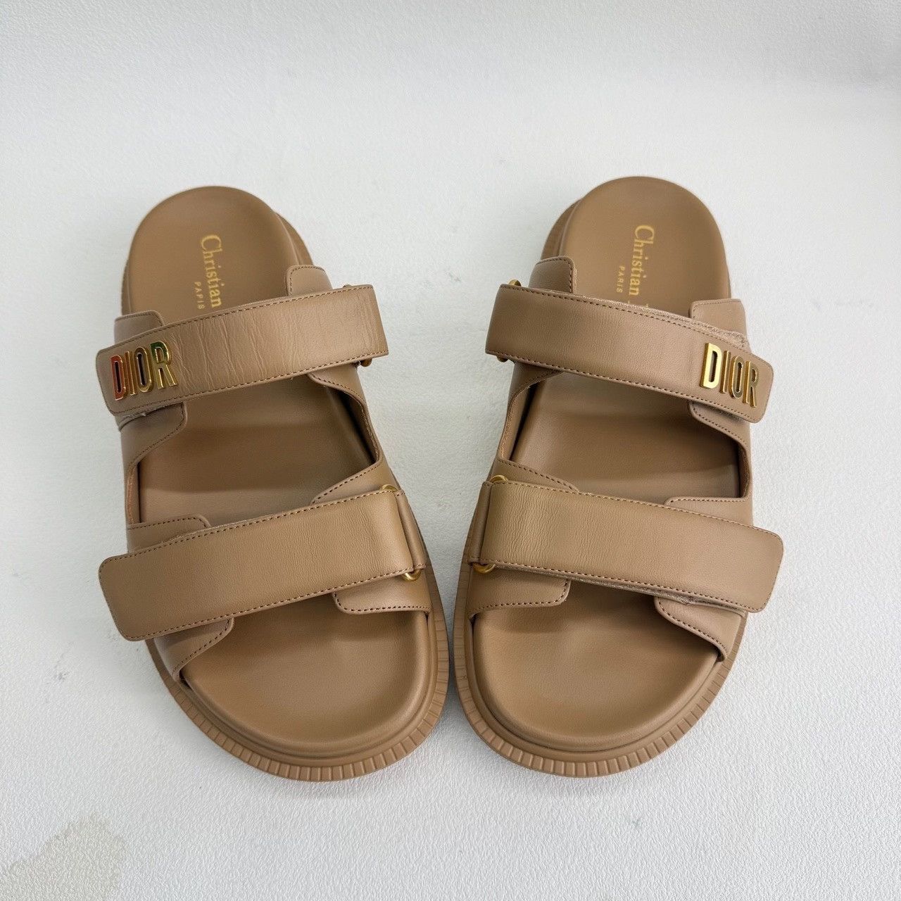Dior Dior Casual Gold Sandals us_8-5 Women Size US 8.5 / IT 38.5 - 9 Thumbnail