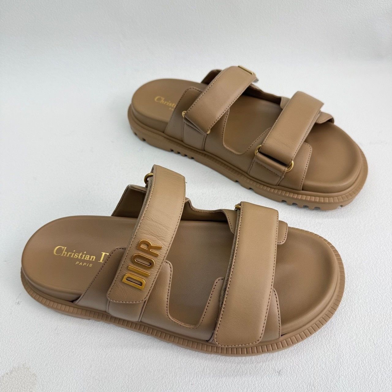 Dior Dior Casual Gold Sandals us_8-5 Women Size US 8.5 / IT 38.5 - 3 Thumbnail