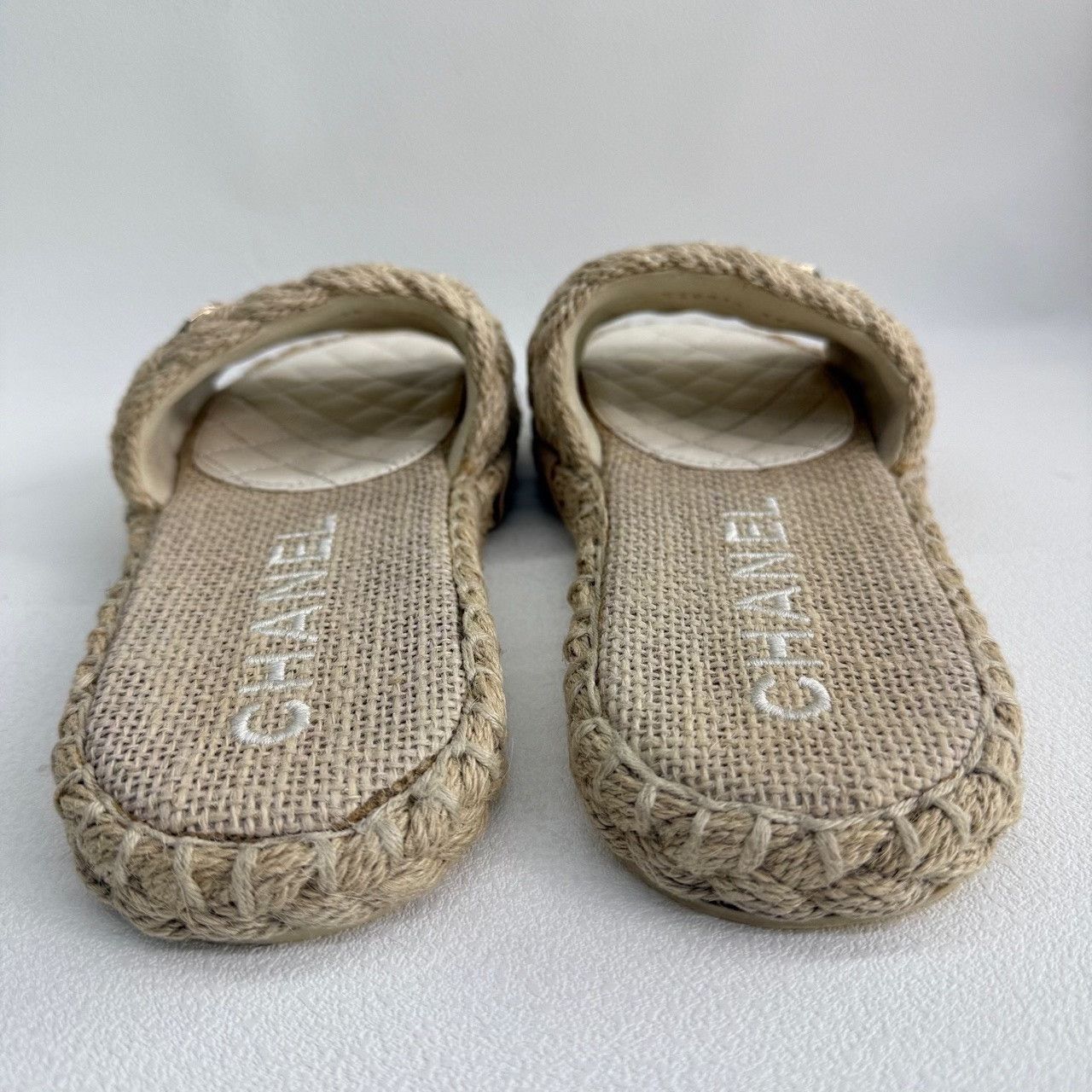 Chanel Chanel Beige Sandals us_8-5 Women Size US 8.5 / IT 38.5 - 5 Thumbnail