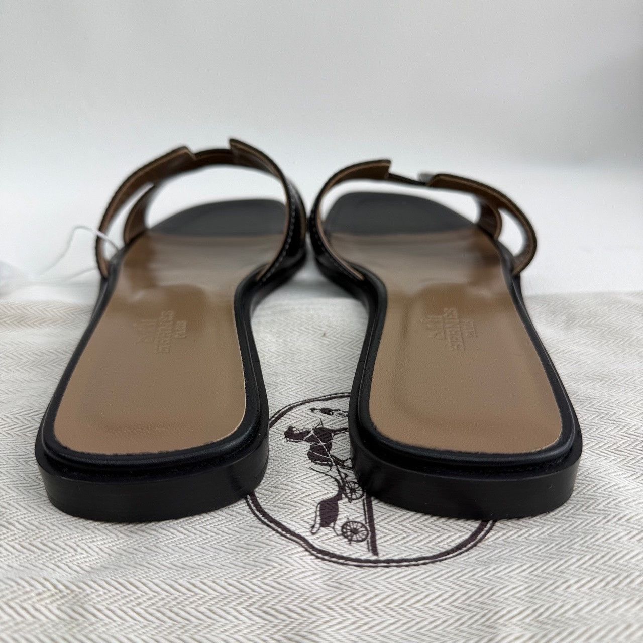 Hermes Hermes Leather Black Sandals us_6 Women Size US 6 / IT 36 - 5 Thumbnail