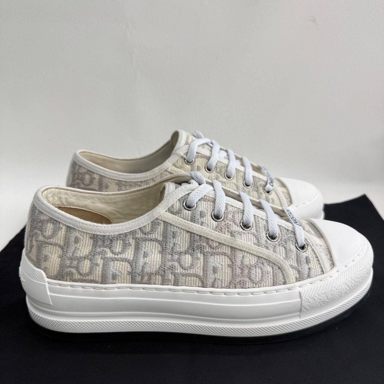 Dior Dior Gray Lowtop Sneakers us_6-5 Women Size US 6.5 / IT 36.5 - 4 Thumbnail