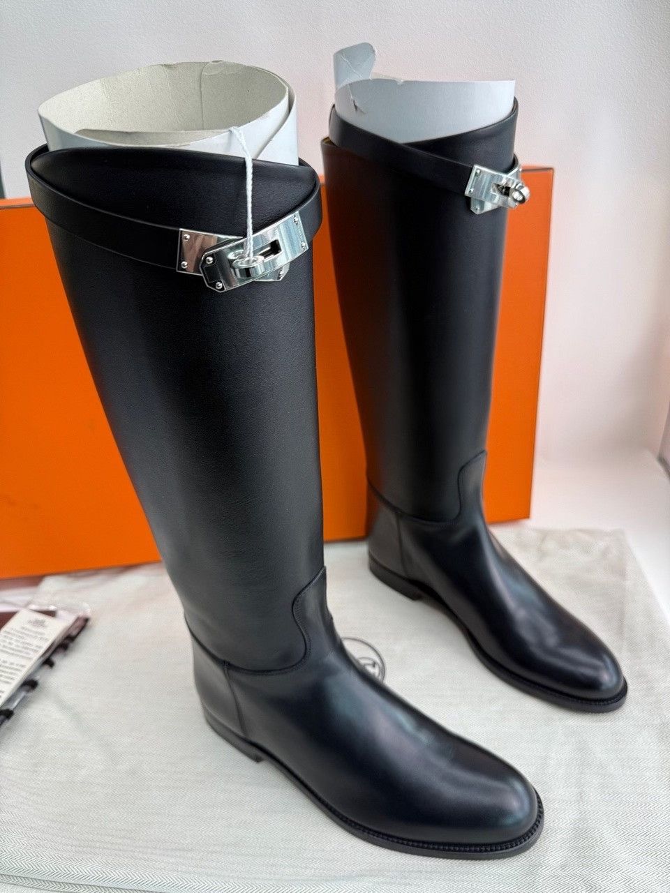 Hermes Hermes Silver Boots us_5 Women Size US 5 / IT 35 - 4 Thumbnail