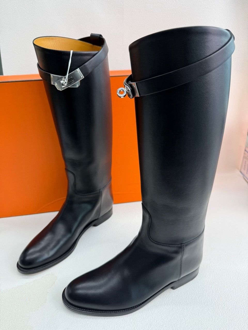 Hermes Hermes Silver Boots us_5 Women Size US 5 / IT 35 - 2 Thumbnail