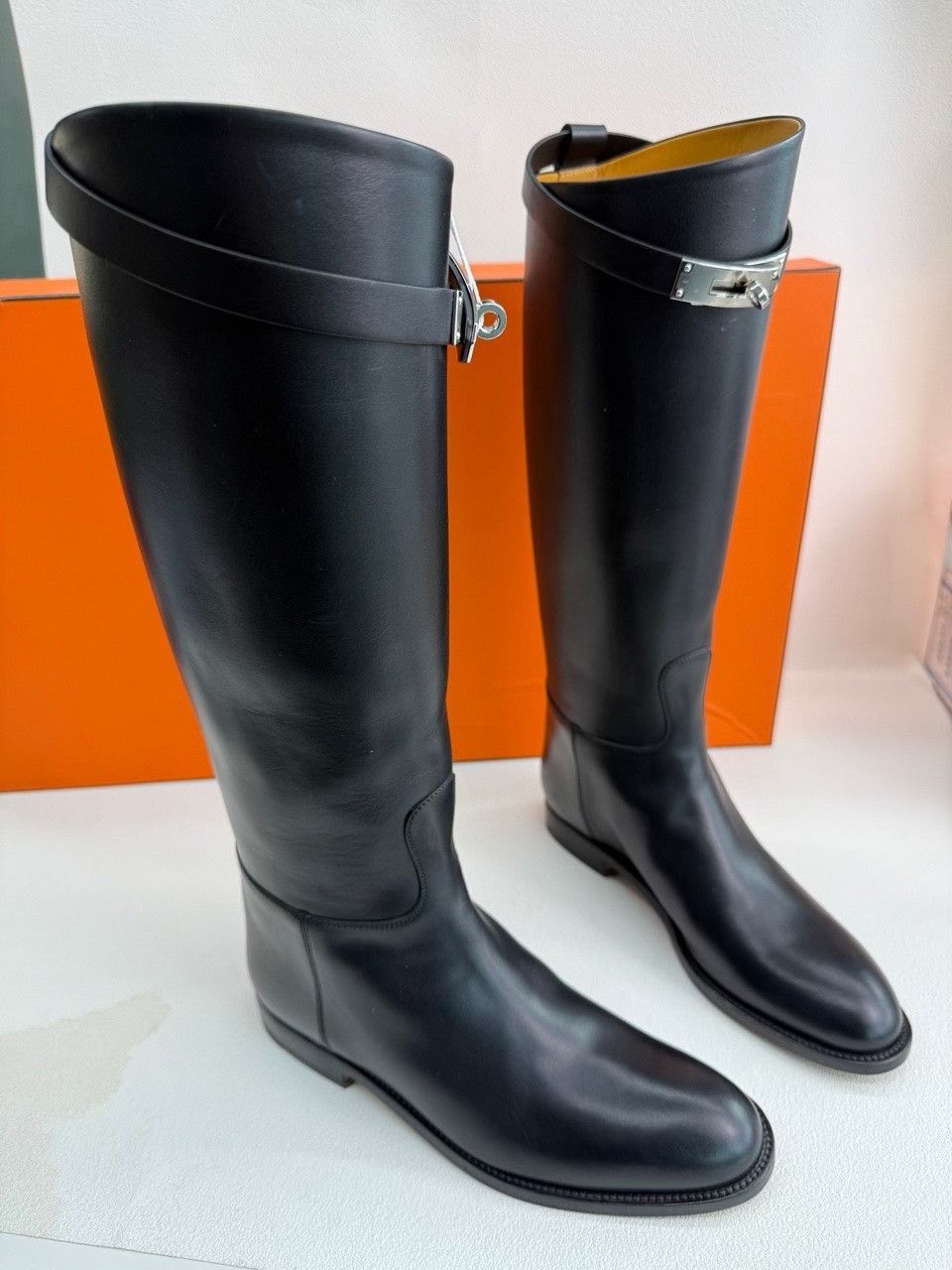 Hermes Hermes Silver Boots us_5 Women Size US 5 / IT 35 - 6 Thumbnail