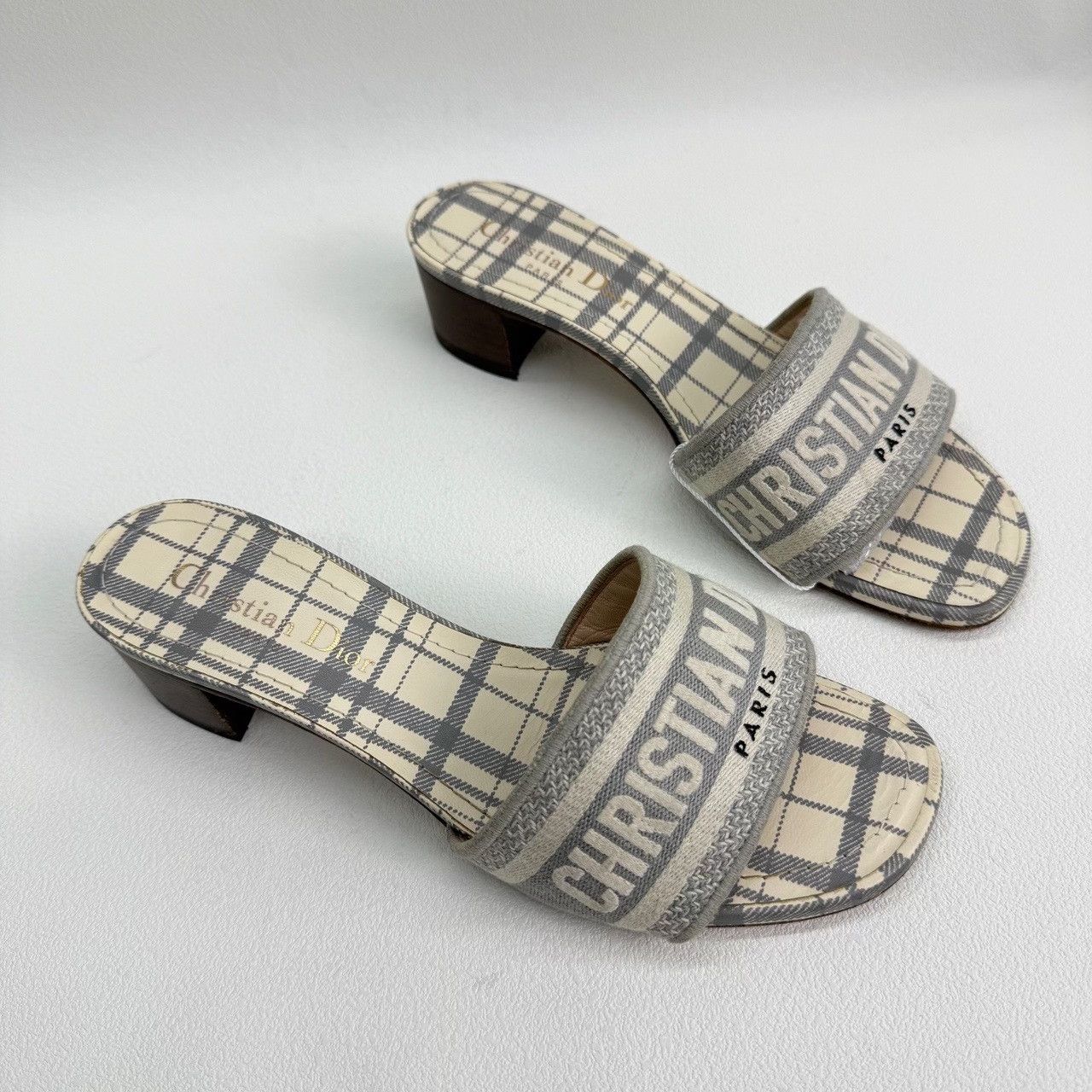 Dior Dior Gray Sandals us_6-5 Women Size US 6.5 / IT 36.5 - 3 Thumbnail