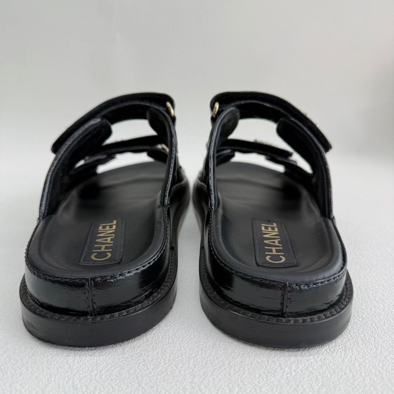 Chanel Chanel Retro Black Sandals us_6-5 Women Size US 6.5 / IT 36.5 - 5 Thumbnail