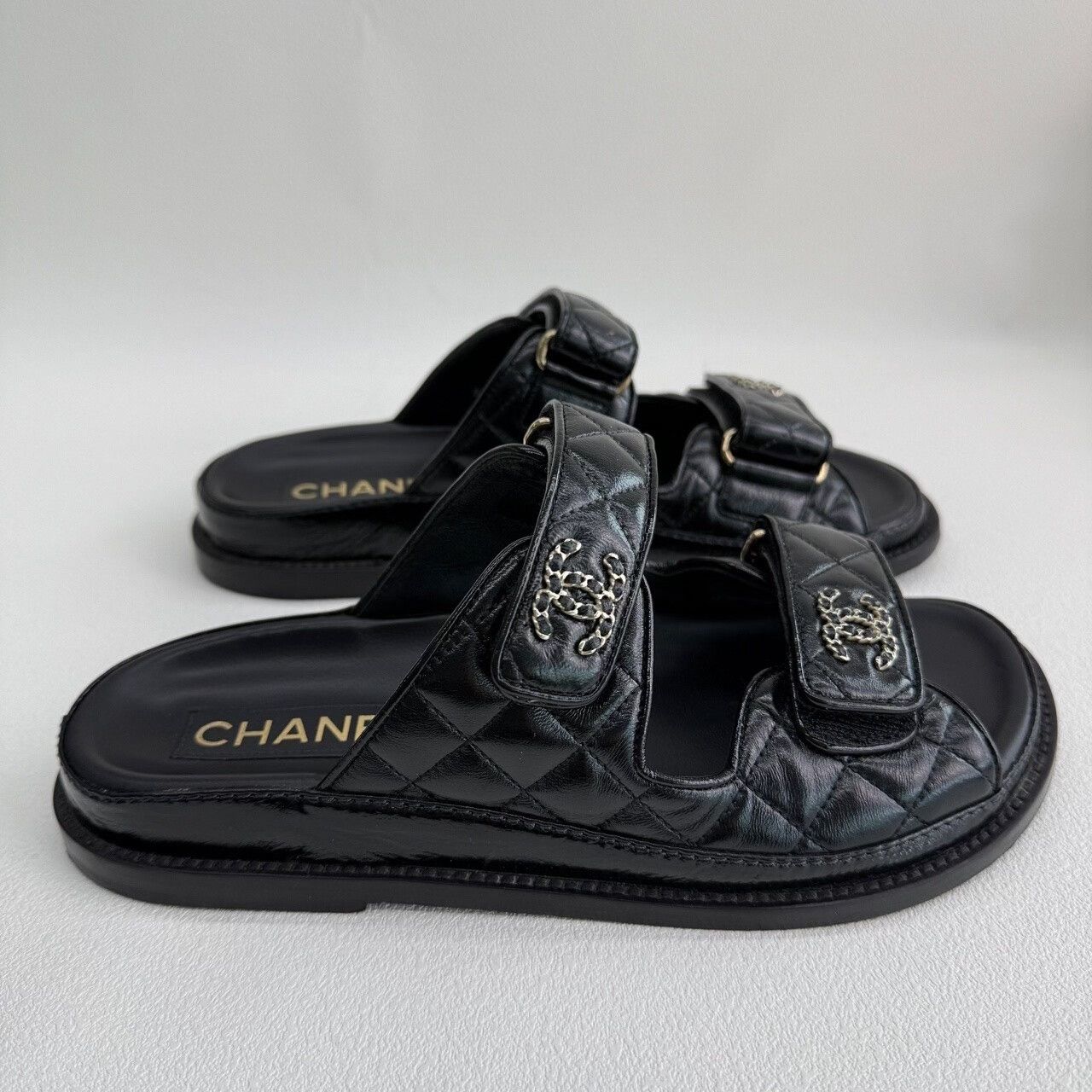 Chanel Chanel Retro Black Sandals us_6-5 Women Size US 6.5 / IT 36.5 - 4 Thumbnail