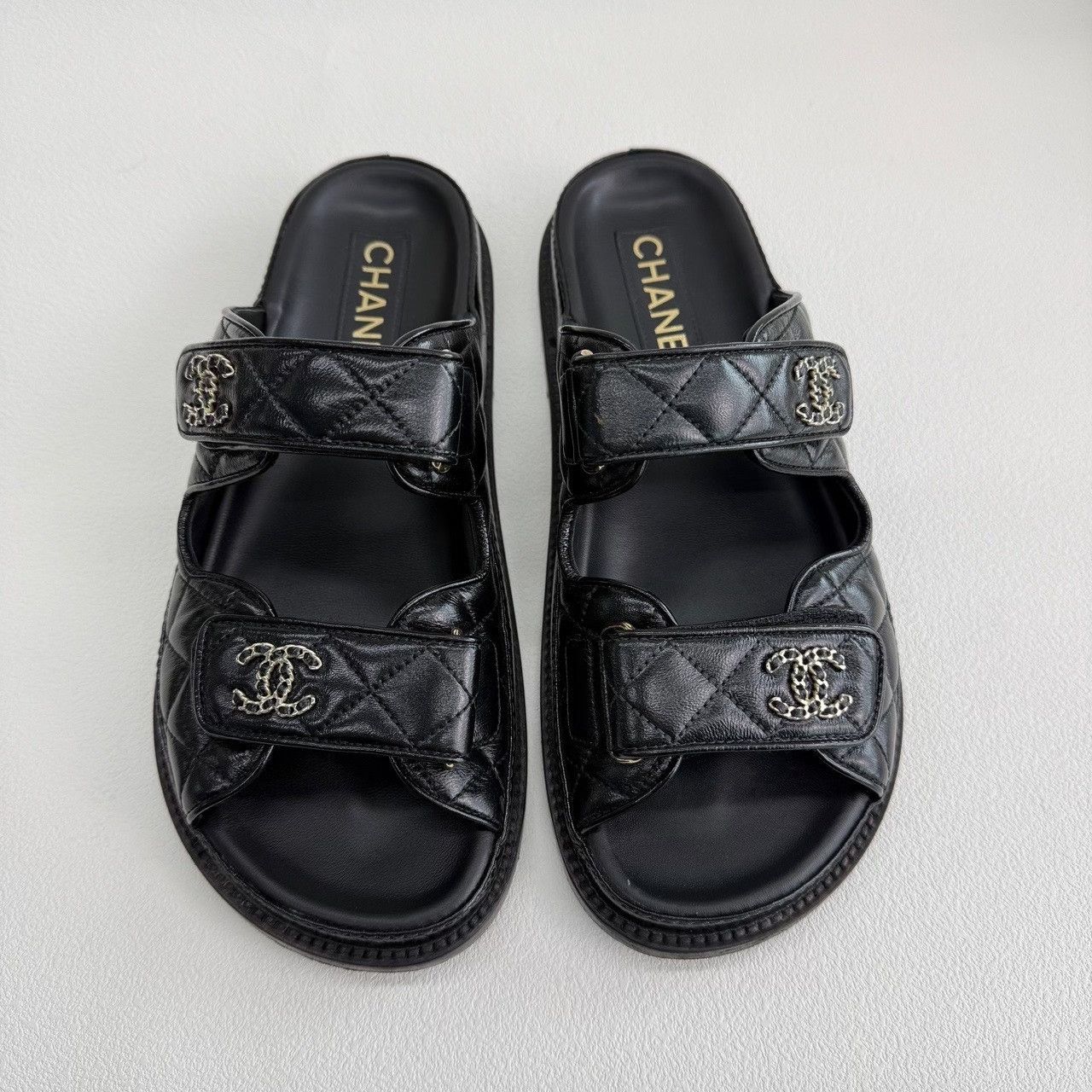 Chanel Chanel Retro Black Sandals us_6-5 Women Size US 6.5 / IT 36.5 - 2 Thumbnail