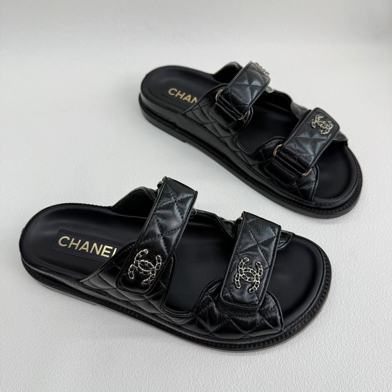 Chanel Chanel Retro Black Sandals us_6-5 Women Size US 6.5 / IT 36.5 - 3 Thumbnail