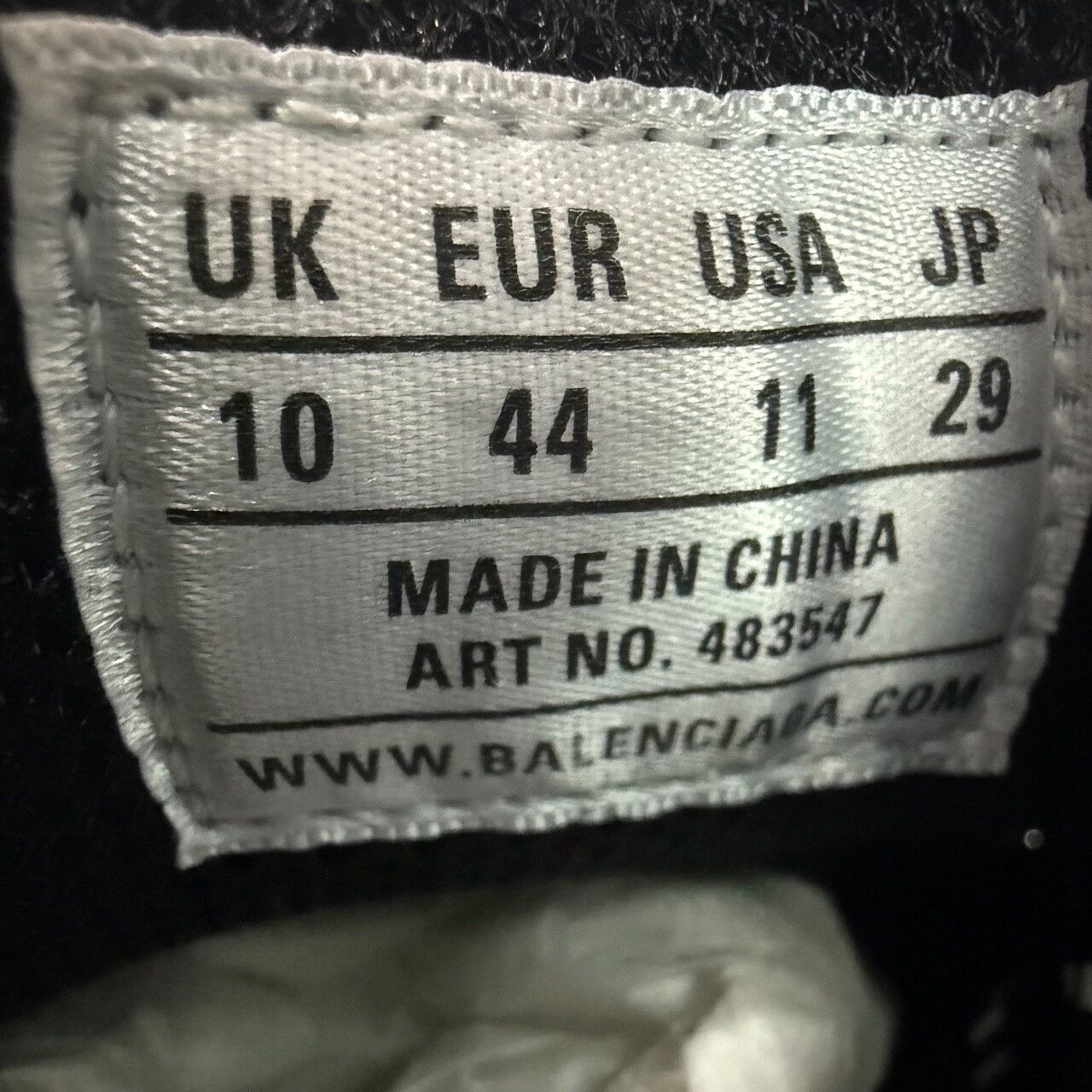 Balenciaga Balenciaga Black Lowtop Sneakers 10 Men Size US 10 / EU 43 - 6 Thumbnail