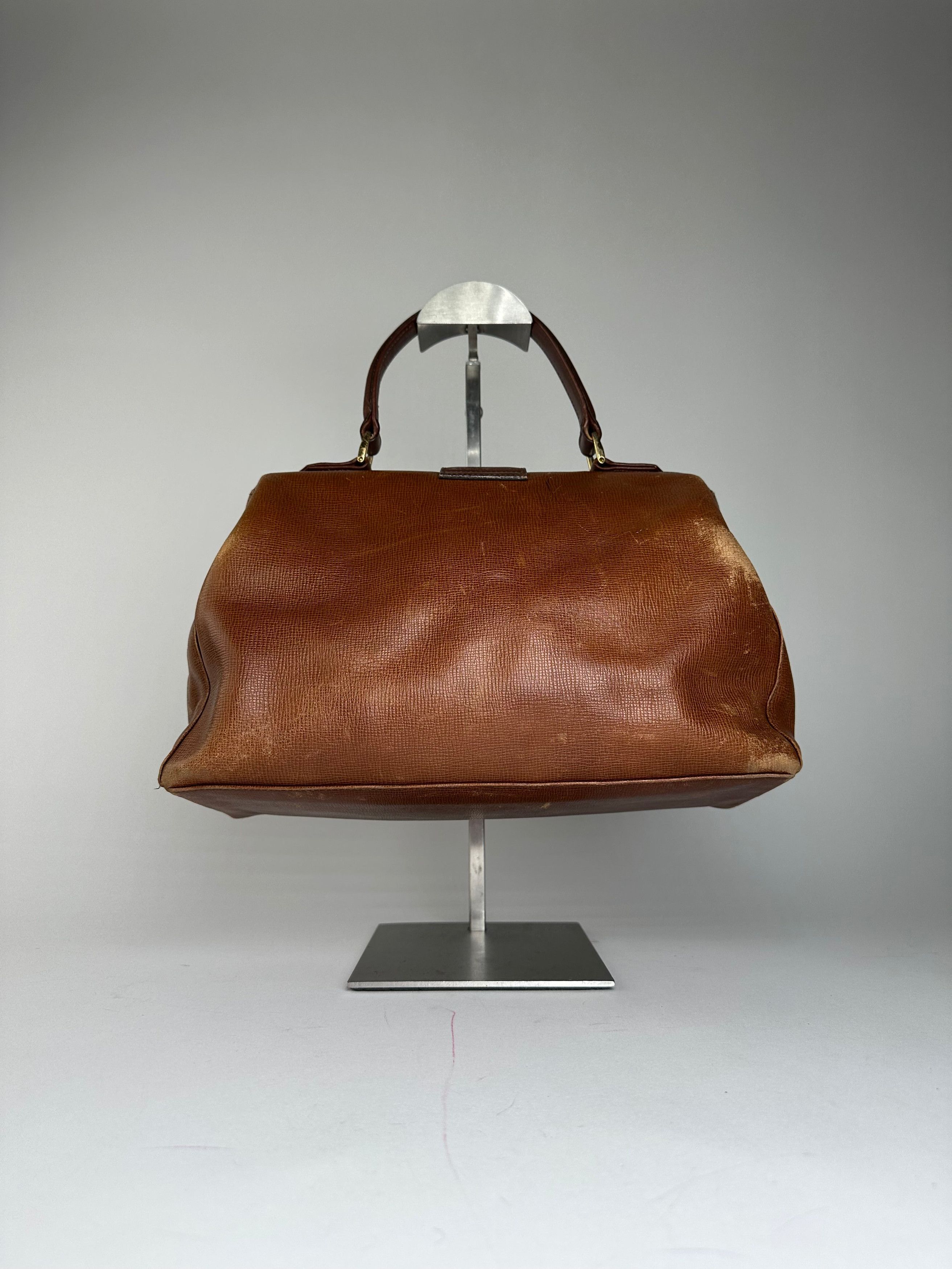 Givenchy Vintage GV3 Leather Handbag Brown Size ONE SIZE - 12 Thumbnail
