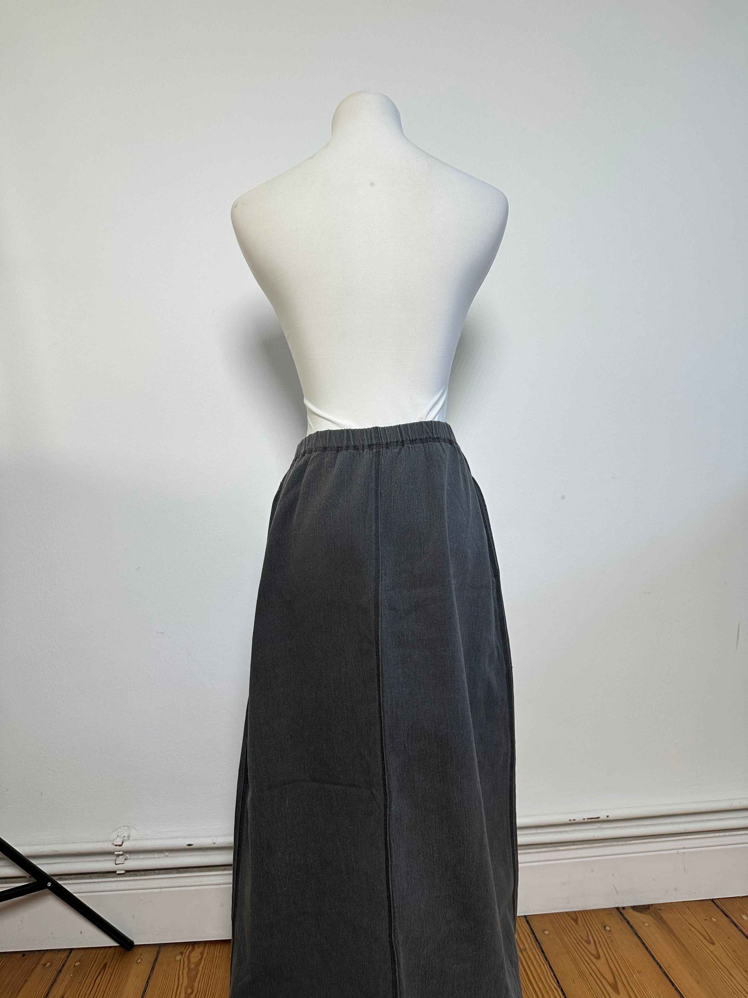 Issey Miyake Vintage Wool Skirt Grey M Size 30" / US 8 / IT 44 - 3 Thumbnail
