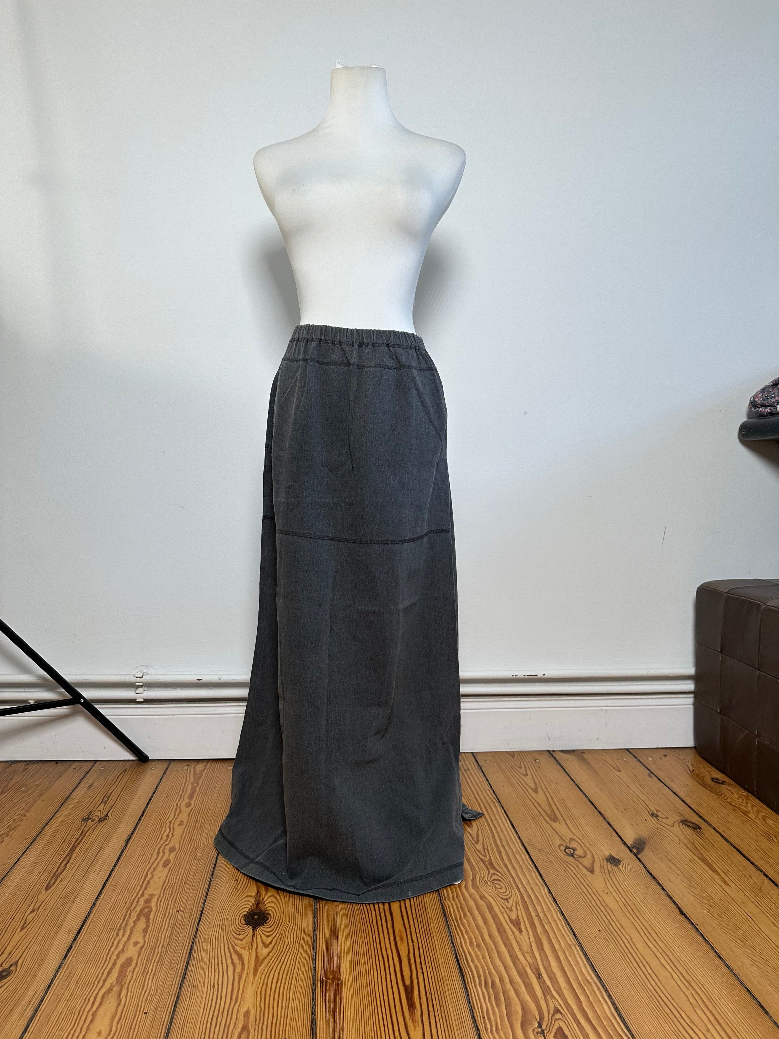 Issey Miyake Vintage Wool Skirt Grey M Size 30" / US 8 / IT 44 - 13 Thumbnail