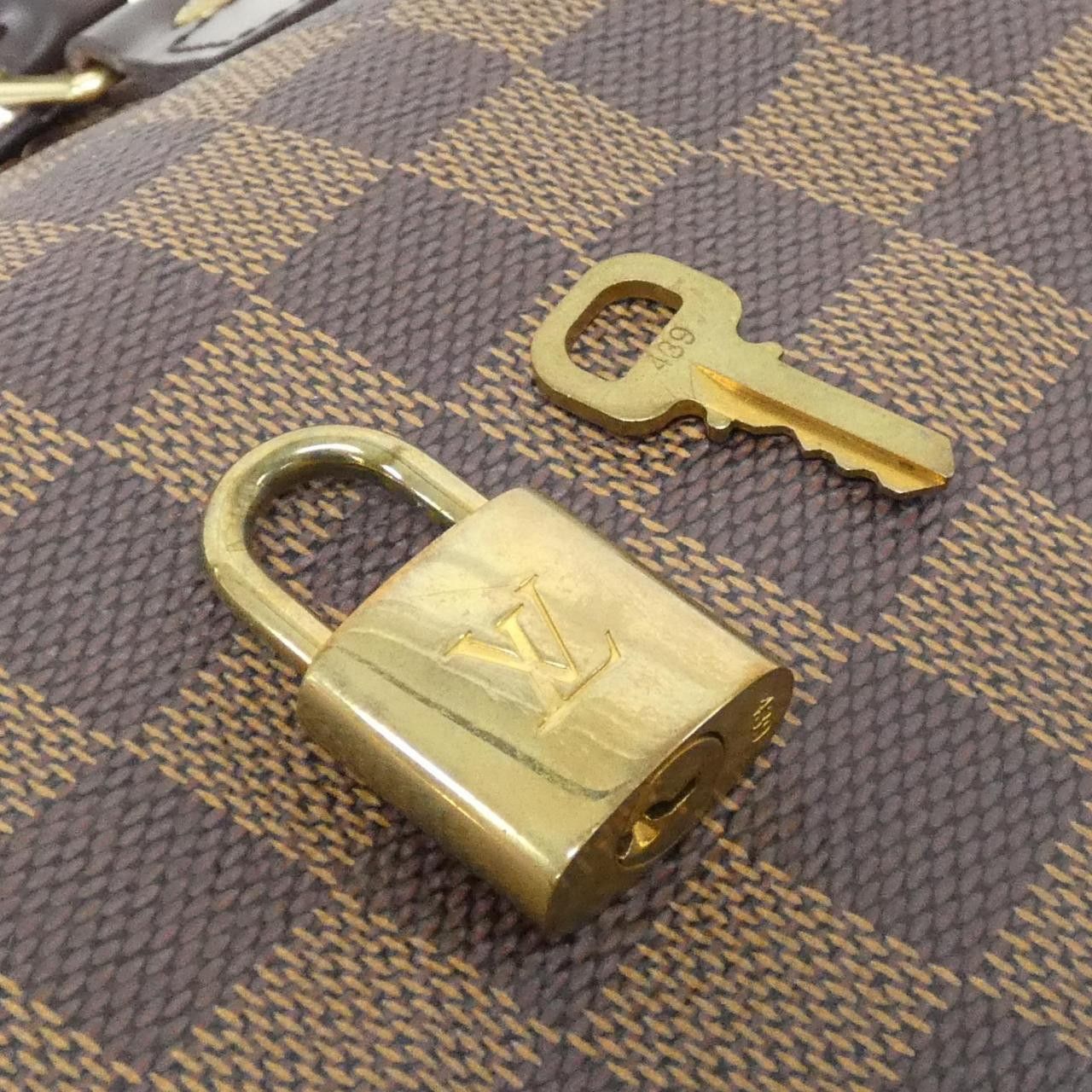 Louis Vuitton Louis Vuitton Louis Vuitton Speedy Damier Boston Bag Textile Travel Bag N41532 DUTY FREE for USA Size ONE SIZE - 3 Thumbnail