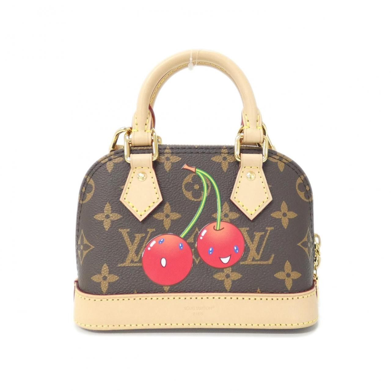 Louis Vuitton Louis Vuitton Louis Vuitton Monogram Nano Alma Bag Textile Crossbody Bag M13416 DUTY FREE for USA Size ONE SIZE - 2 Thumbnail