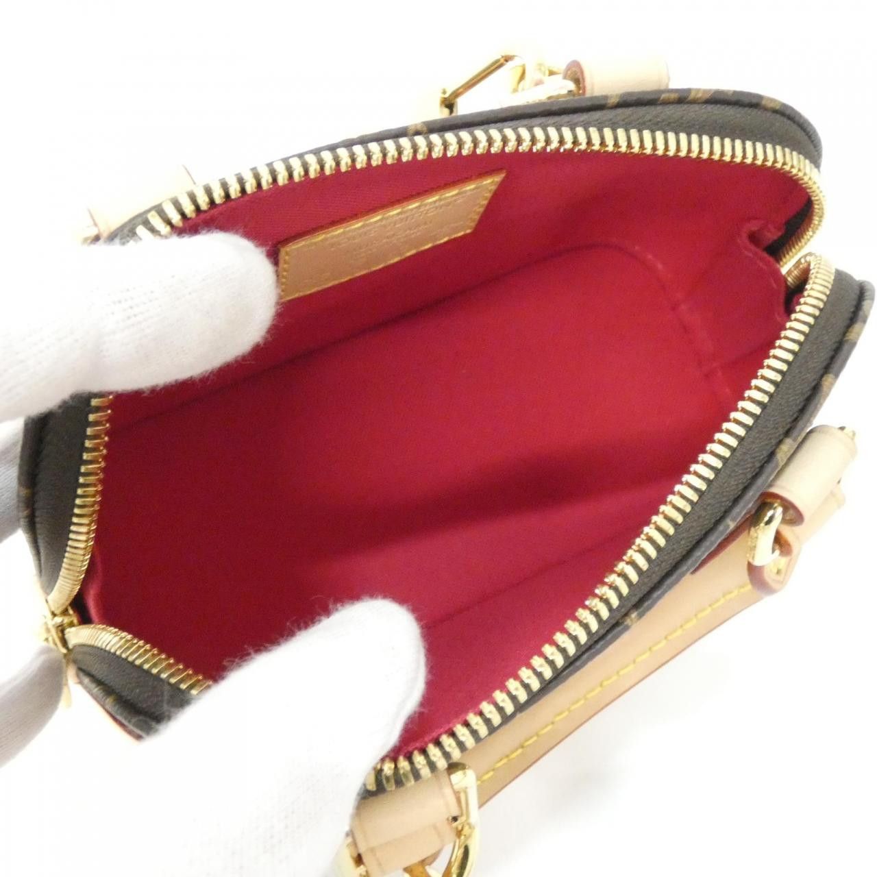 Louis Vuitton Louis Vuitton Louis Vuitton Monogram Nano Alma Bag Textile Crossbody Bag M13416 DUTY FREE for USA Size ONE SIZE - 6 Thumbnail