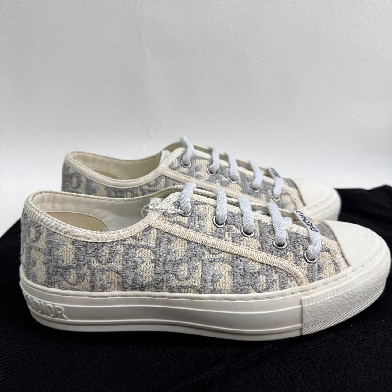 Dior Dior Retro Gray Lowtop Sneakers us_6 Women Size US 6 / IT 36 - 4 Thumbnail