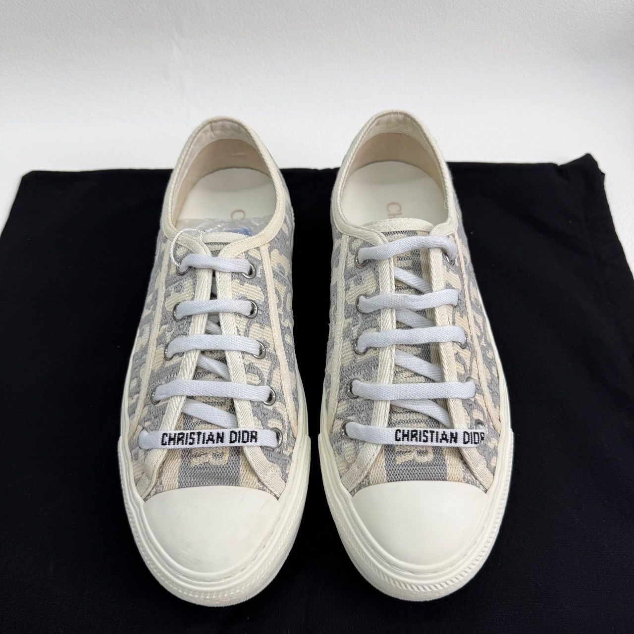 Dior Dior Retro Gray Lowtop Sneakers us_6 Women Size US 6 / IT 36 - 2 Thumbnail