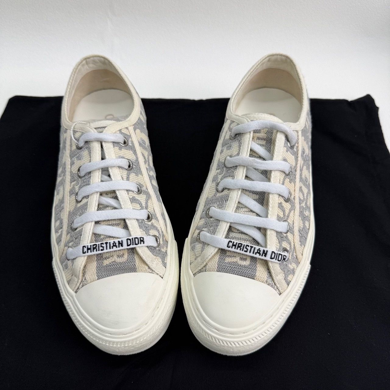 Dior Dior Retro Gray Lowtop Sneakers us_6 Women Size US 6 / IT 36 - 9 Thumbnail