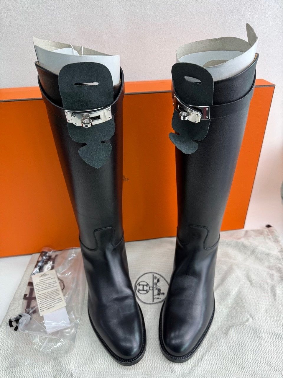 Hermes Hermes Black Boots us_5 Women Size US 5 / IT 35 - 2 Thumbnail