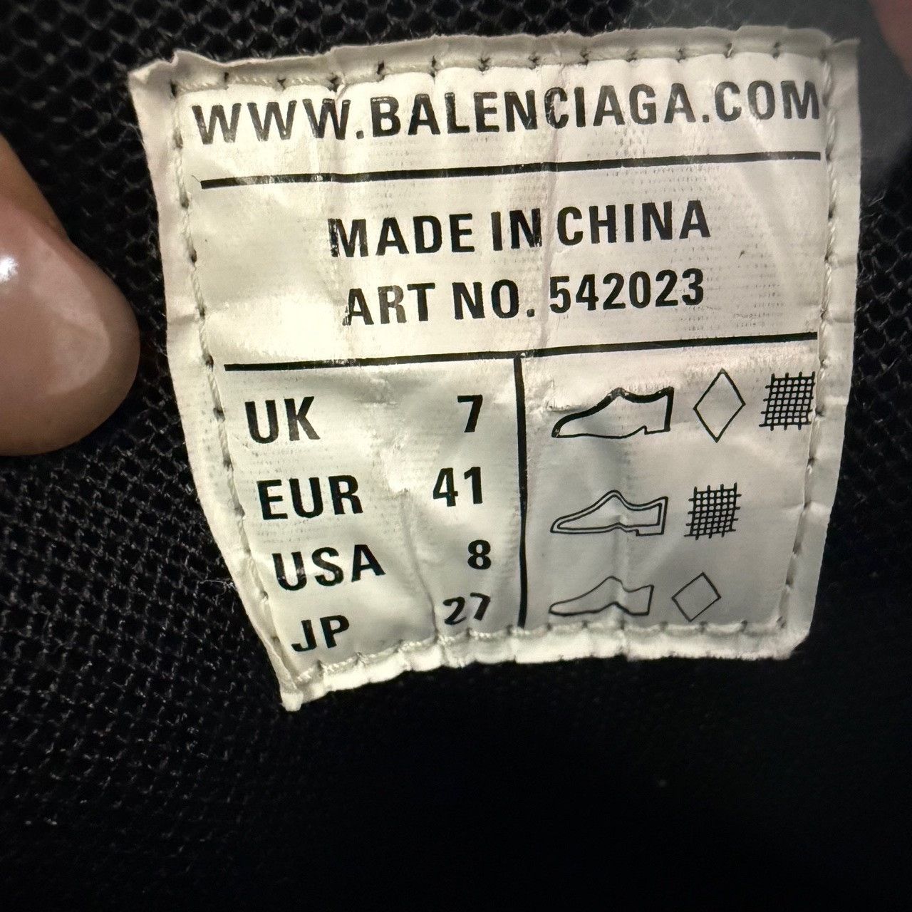 Balenciaga Balenciaga Black Lowtop Sneakers 8.5 Men Size US 8.5 / EU 41-42 - 6 Thumbnail