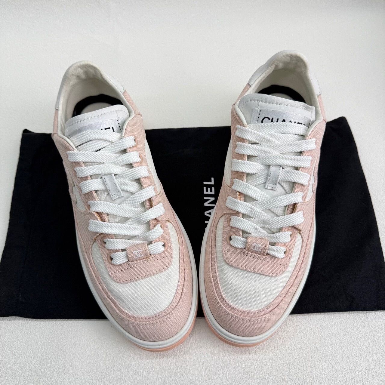 Chanel Chanel Pink Lowtop Sneakers us_6 Women Size US 6 / IT 36 - 9 Thumbnail