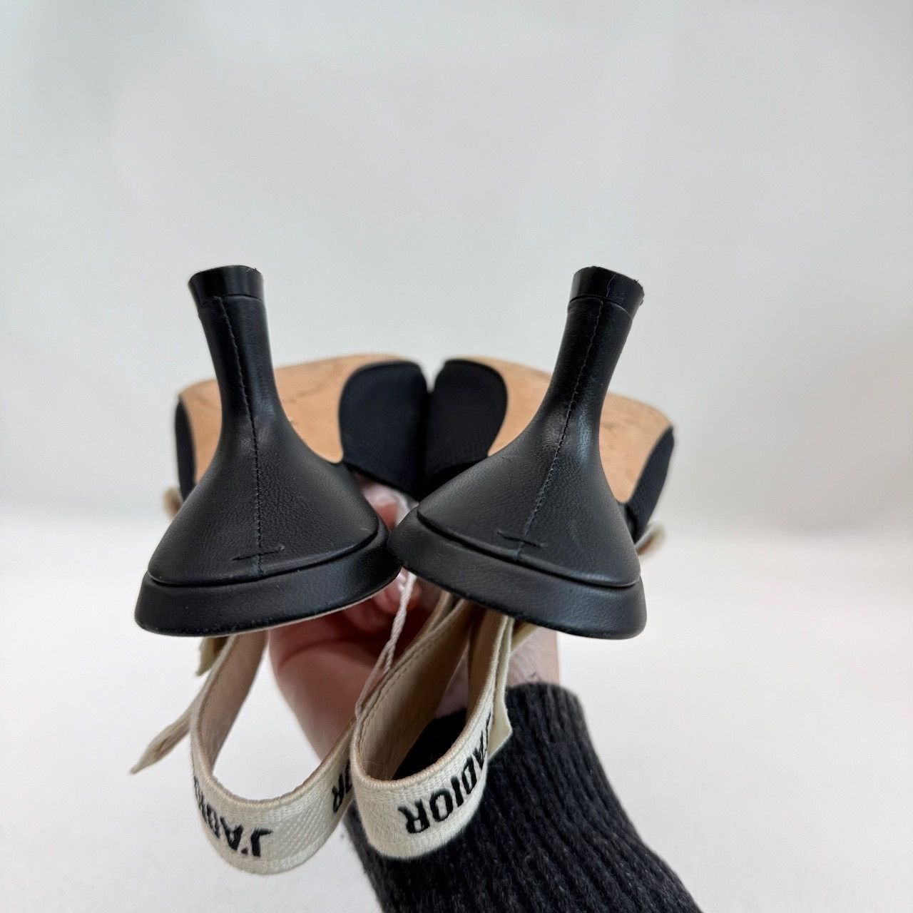Dior Dior Embroidered Black Sandals us_4 Women Size US 4 / IT 34 - 6 Thumbnail