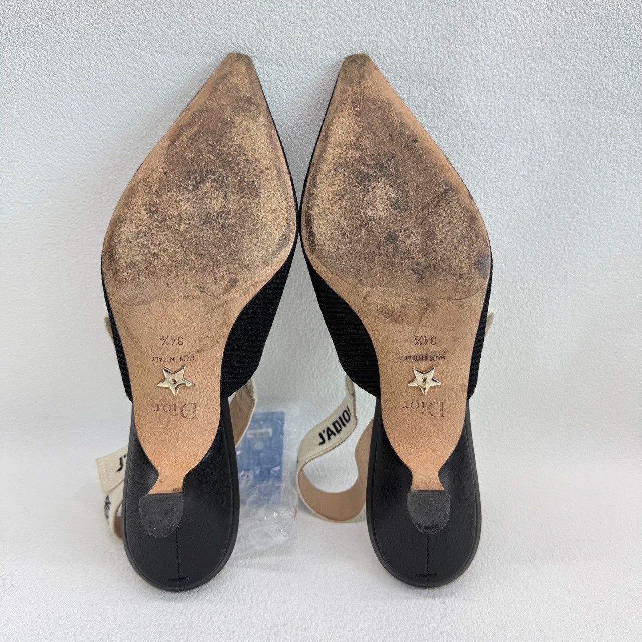 Dior Dior Embroidered Black Sandals us_4 Women Size US 4 / IT 34 - 7 Thumbnail