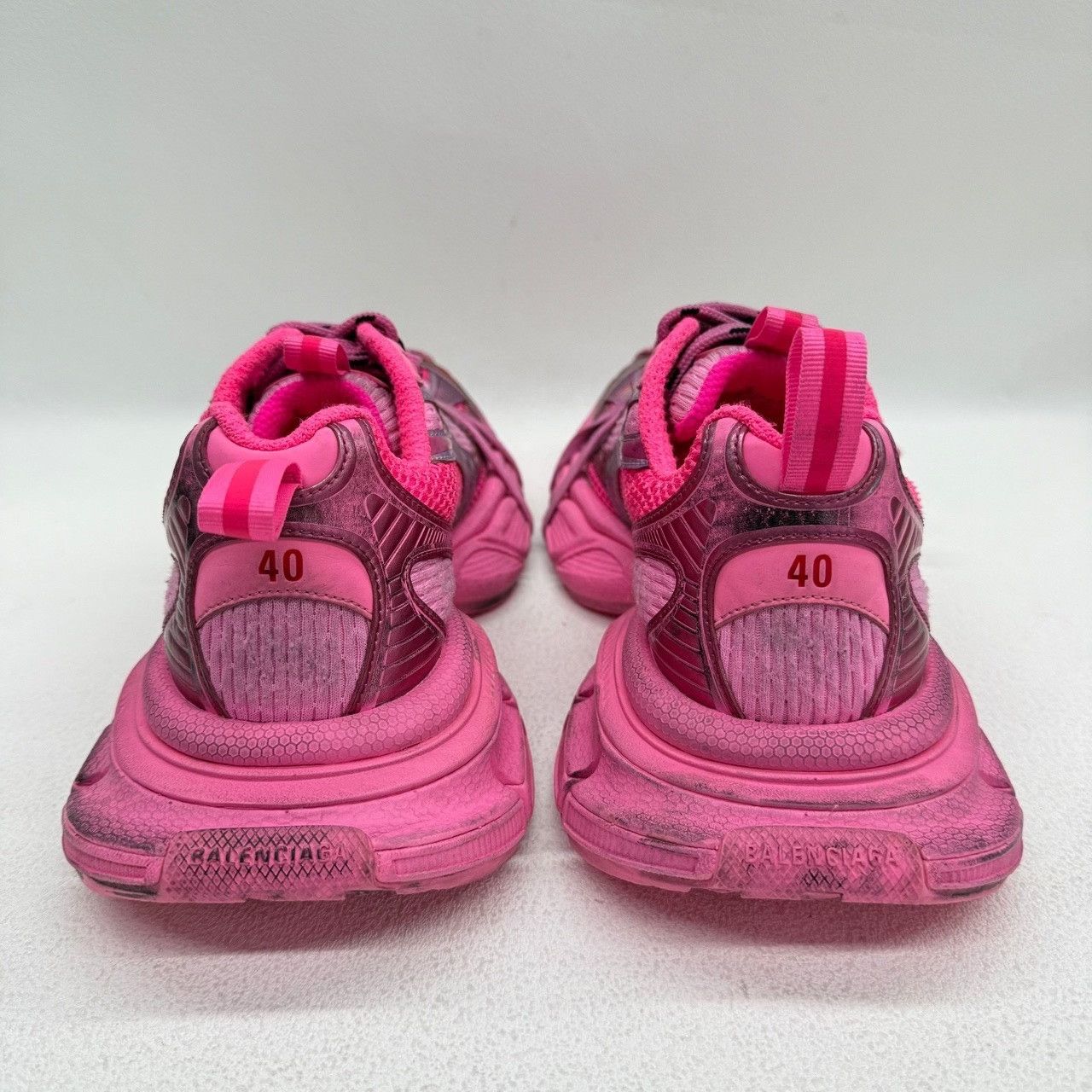 Balenciaga Balenciaga Polyester Red Lowtop Sneakers us_9 Women Size US 9 / IT 39 - 5 Thumbnail